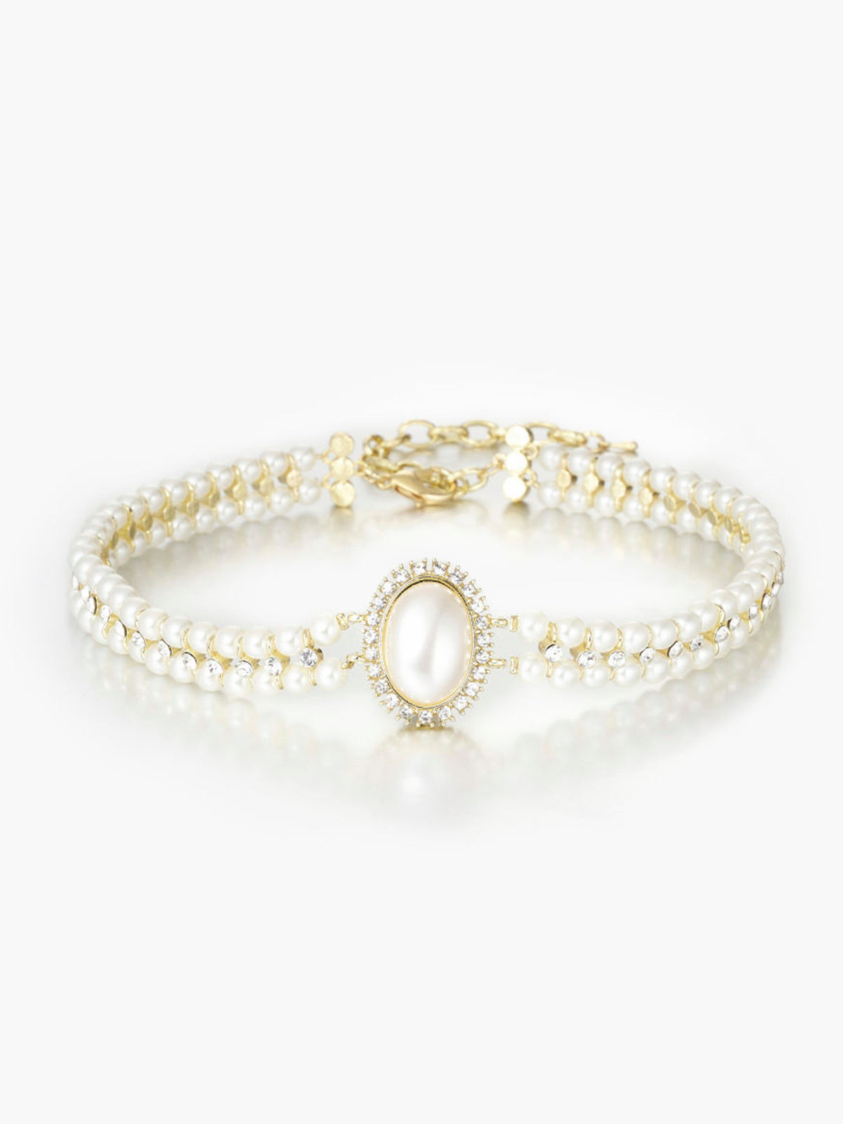 Gilded Era Double Pearl Necklace