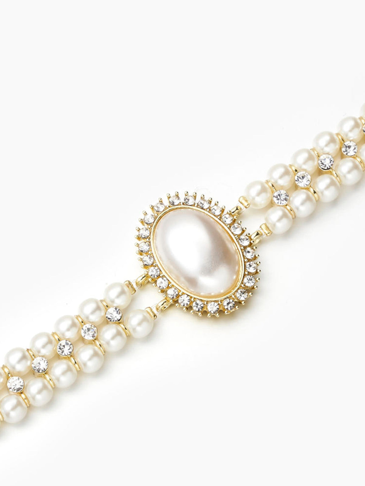 Gilded Era Double Pearl Necklace