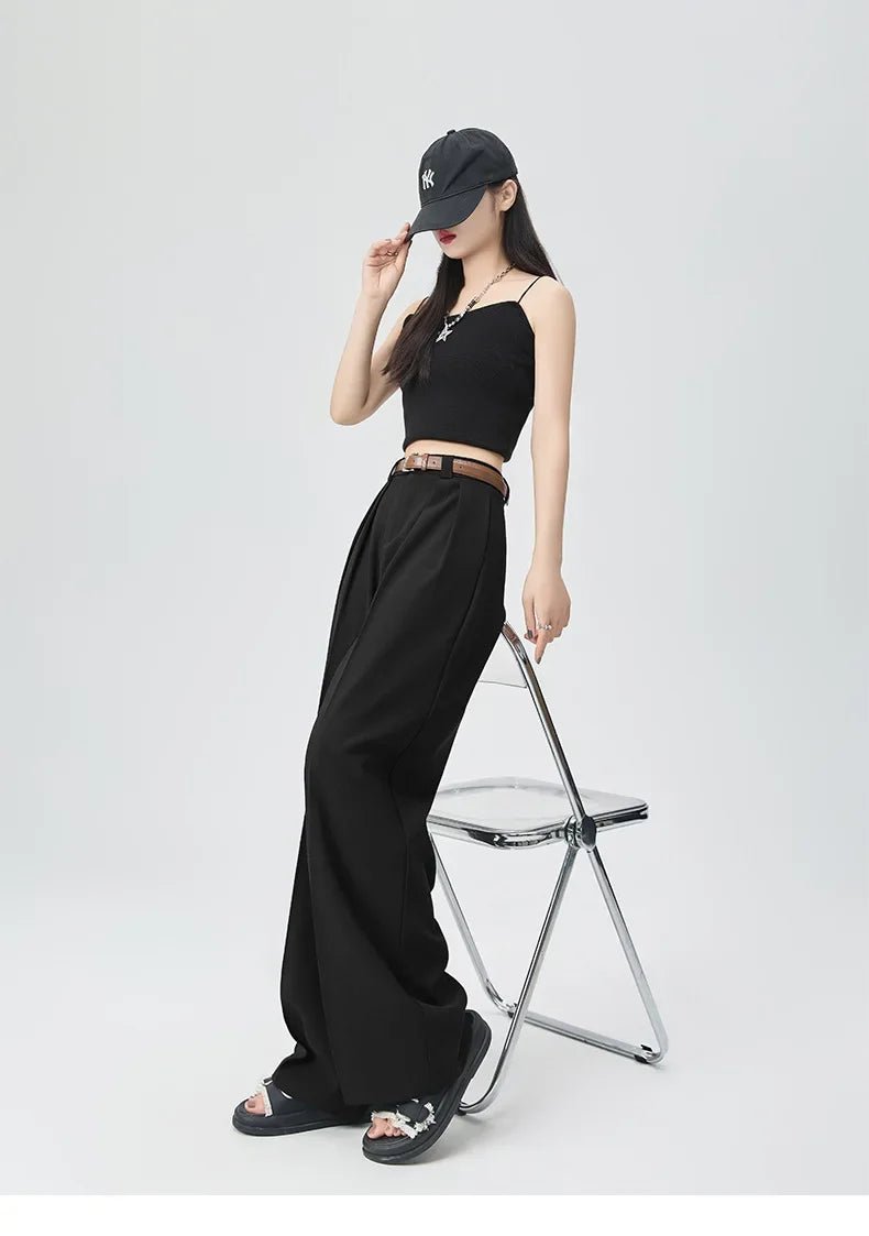 Floor - Length Suit Pants – Minimal Summer Style - LunaKit.LTD