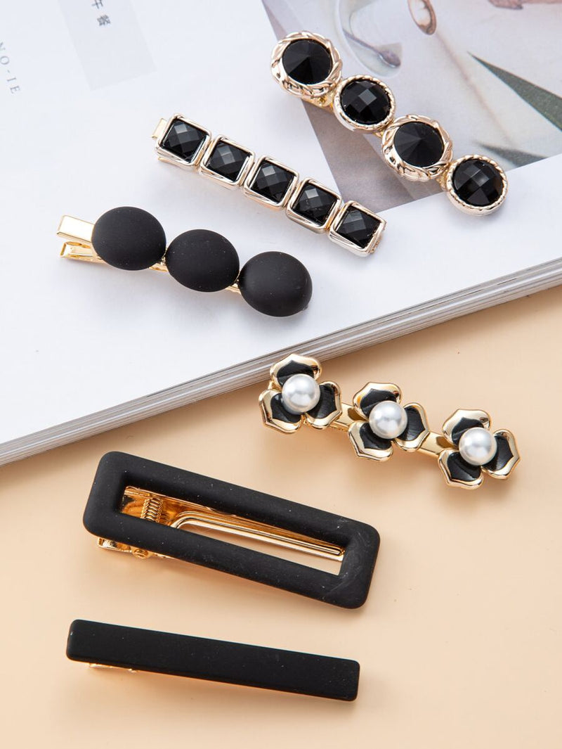Faux Pearl Hair Clip