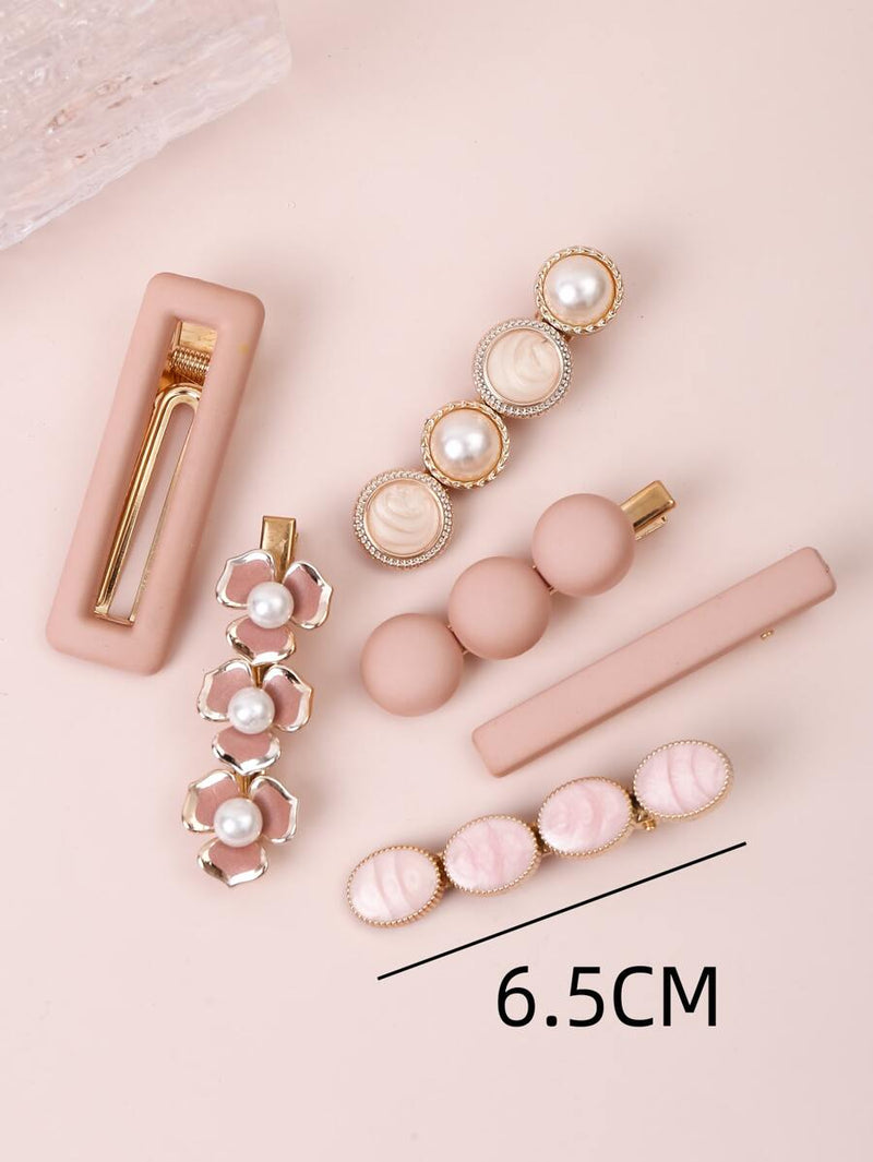 Faux Pearl Hair Clip