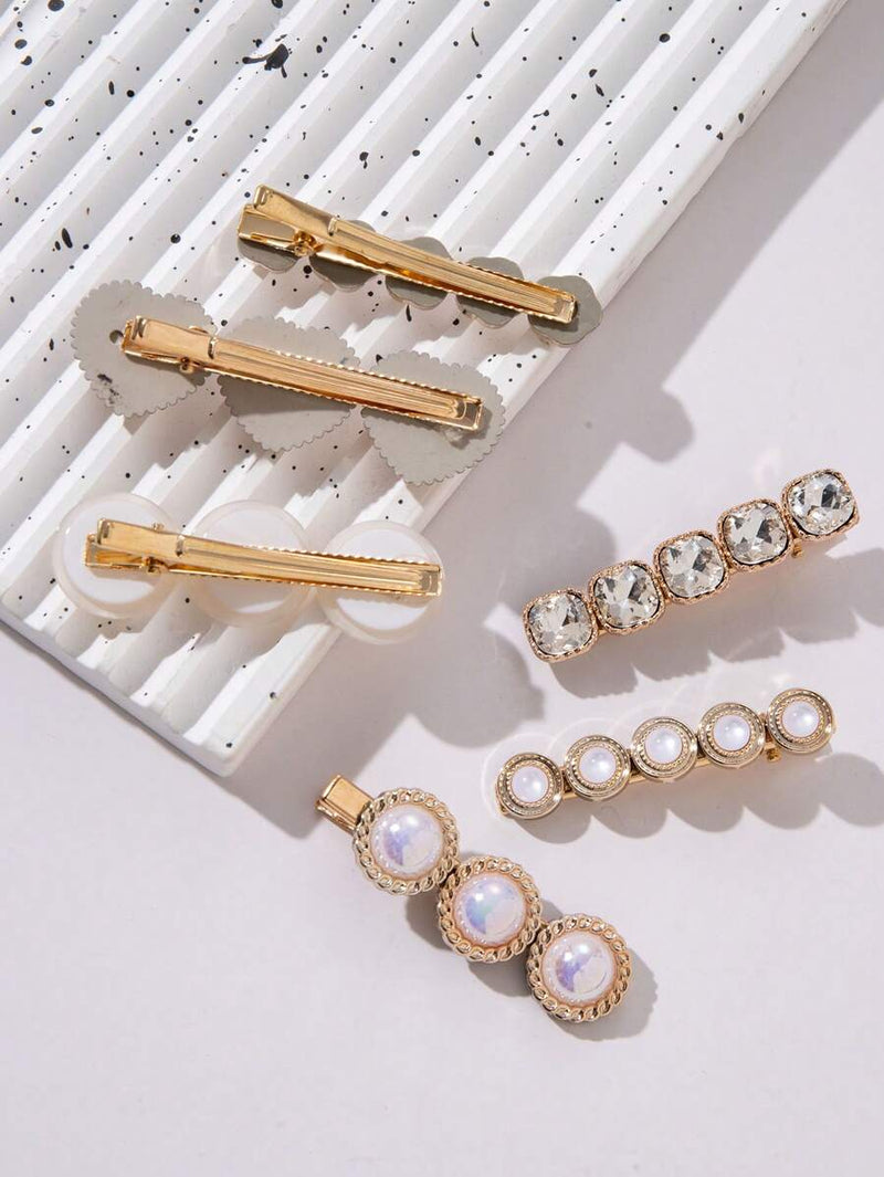 Faux Pearl Hair Clip