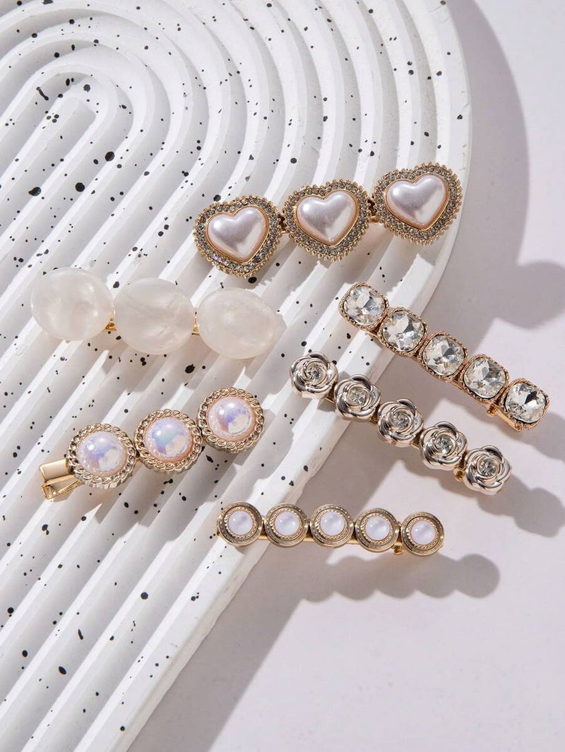 Faux Pearl Hair Clip
