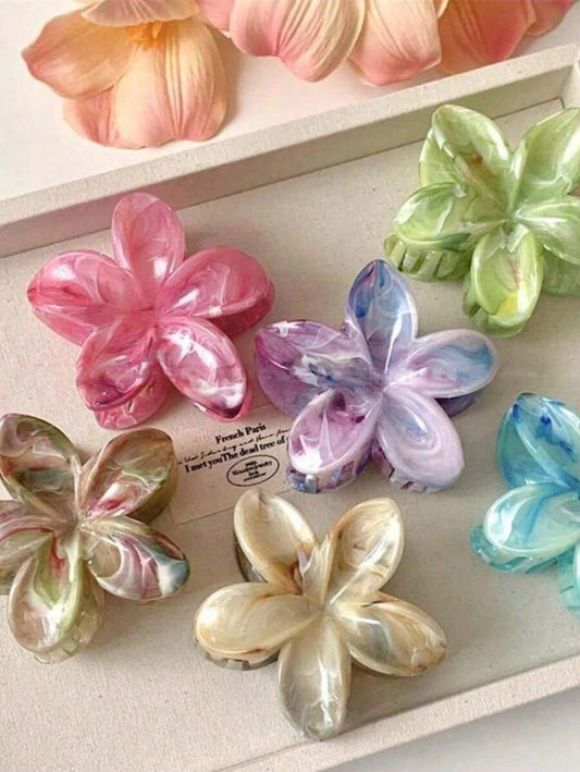 Bougainvillea Hair Claw Clips
