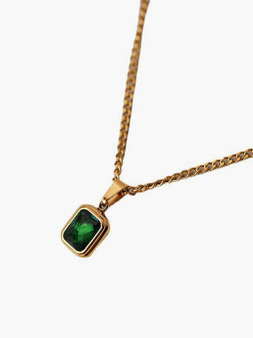 Emerald Whisper Pendant
