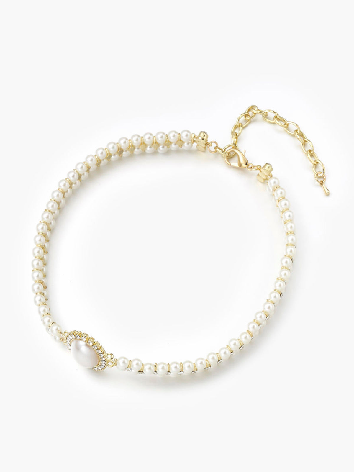 Gilded Era Double Pearl Necklace