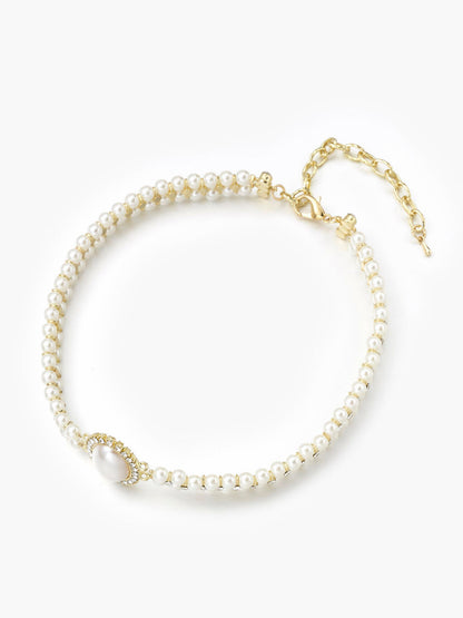Gilded Era Double Pearl Necklace