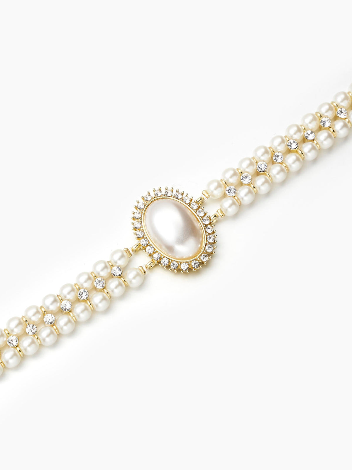 Gilded Era Double Pearl Necklace