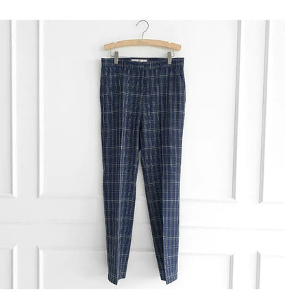 Belted Plaid Suit – Modern Summer Office Look - LunaKit.LTD