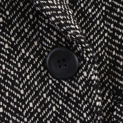 British Style Plaid Coat – Medium - Length Office Chic - LunaKit.LTD