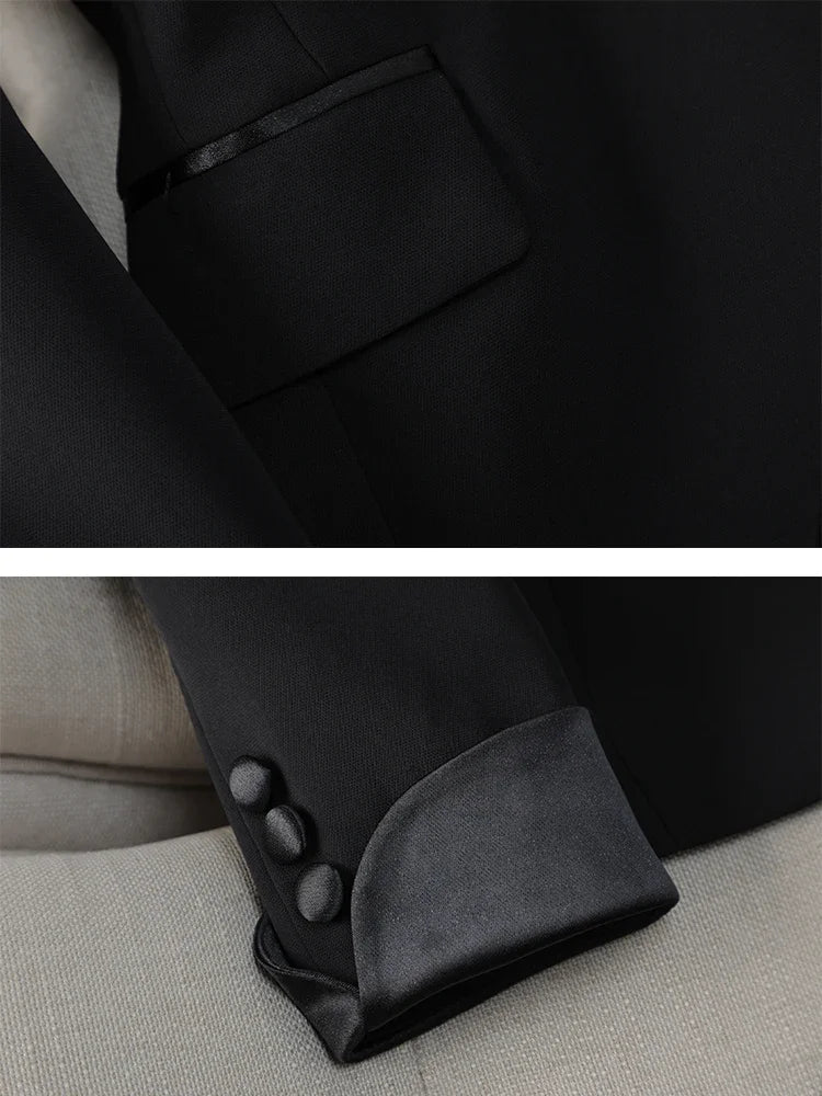 Business Blazer & Trouser Set – Modern Office Look - LunaKit.LTD