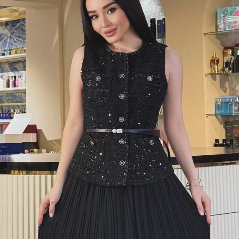 Buttoned Fashion Vest – Modern Summer Outerwear - LunaKit.LTD