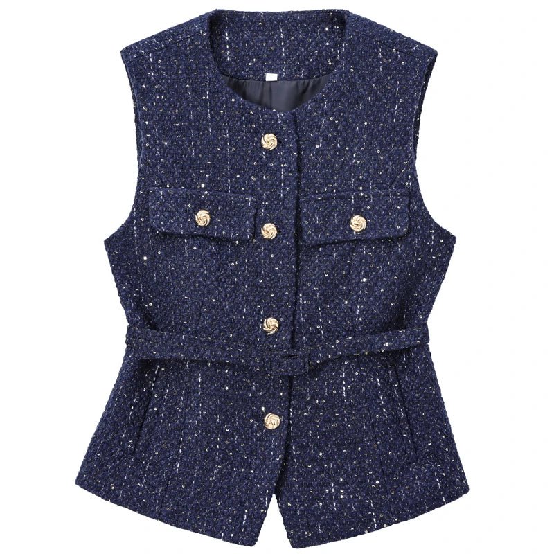 Buttoned Fashion Vest – Modern Summer Outerwear - LunaKit.LTD