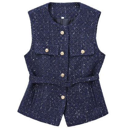 Buttoned Fashion Vest – Modern Summer Outerwear - LunaKit.LTD