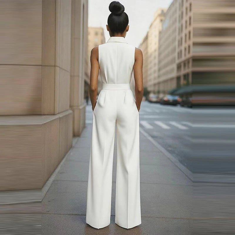 Buttoned Straight - Leg Romper – Modern Elegant Fit - LunaKit.LTD
