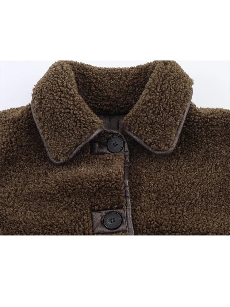 Casual Lapel Jacket – Cozy Long - Sleeve Streetwear - LunaKit.LTD