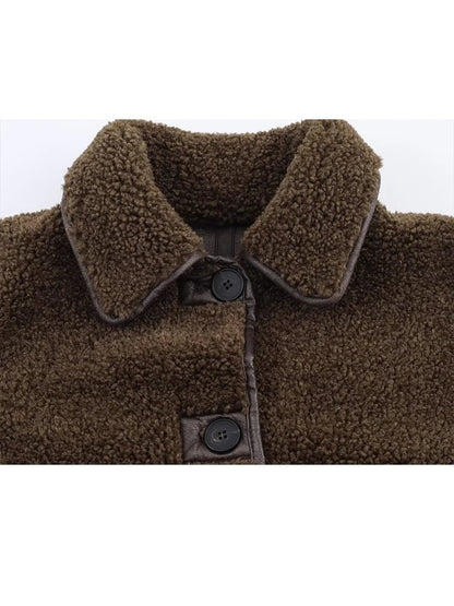 Casual Lapel Jacket – Cozy Long - Sleeve Streetwear - LunaKit.LTD