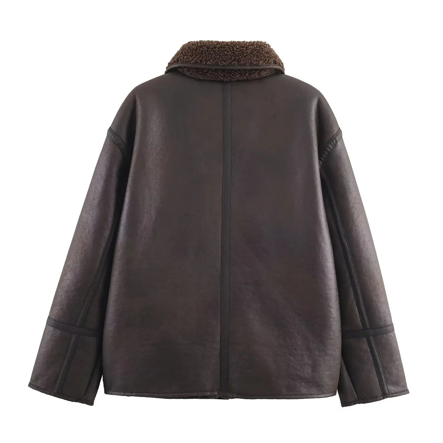 Casual Lapel Jacket – Cozy Long - Sleeve Streetwear - LunaKit.LTD