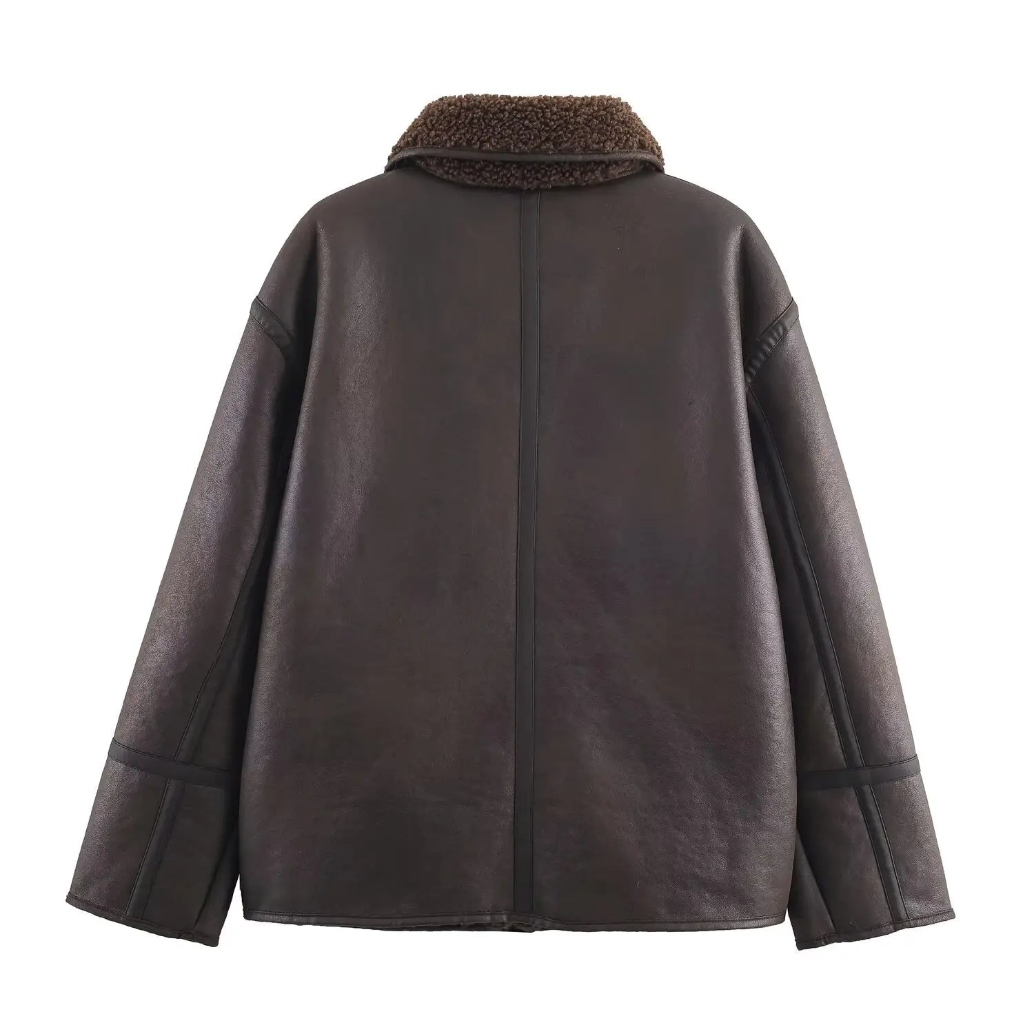 Casual Lapel Jacket – Cozy Long - Sleeve Streetwear - LunaKit.LTD