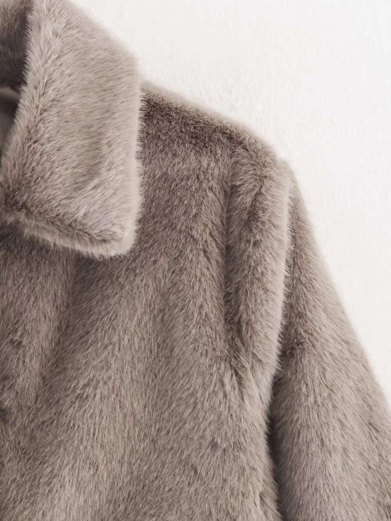 Chic Fur Coat – Elegant Street Comfort Look - LunaKit.LTD