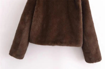 Chic Fur Coat – Elegant Street Comfort Look - LunaKit.LTD