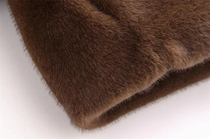 Chic Fur Coat – Elegant Street Comfort Look - LunaKit.LTD