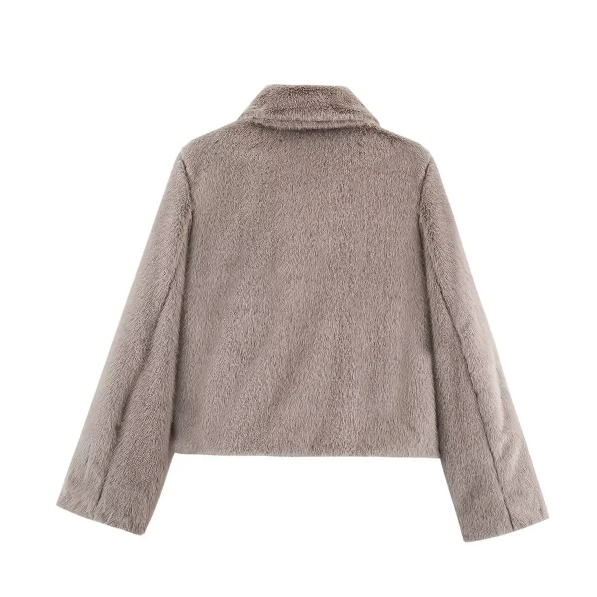 Chic Fur Coat – Elegant Street Comfort Look - LunaKit.LTD