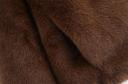 Chic Fur Coat – Elegant Street Comfort Look - LunaKit.LTD