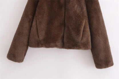 Chic Fur Coat – Elegant Street Comfort Look - LunaKit.LTD