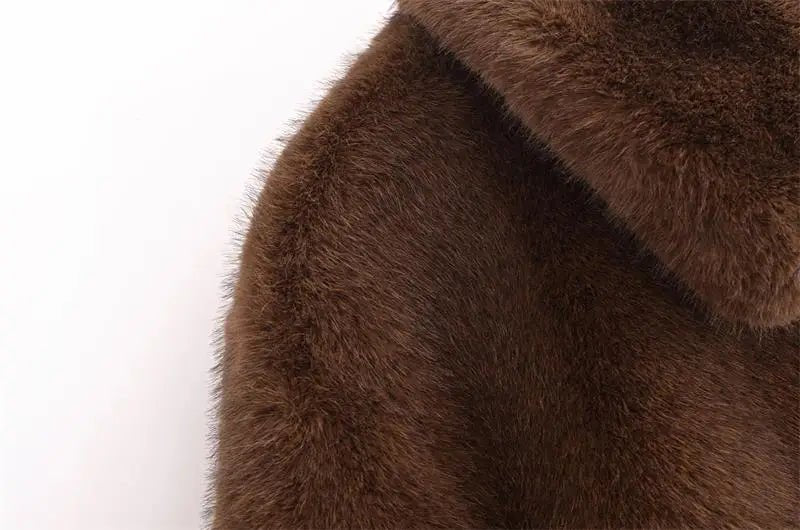 Chic Fur Coat – Elegant Street Comfort Look - LunaKit.LTD