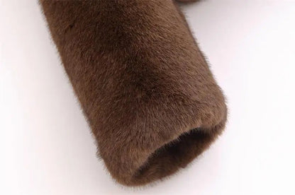Chic Fur Coat – Elegant Street Comfort Look - LunaKit.LTD