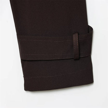 Classic Short Windbreaker – Elegant Autumn Chic - LunaKit.LTD