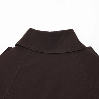 Classic Short Windbreaker – Elegant Autumn Chic - LunaKit.LTD