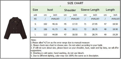 Classic Short Windbreaker – Elegant Autumn Chic - LunaKit.LTD