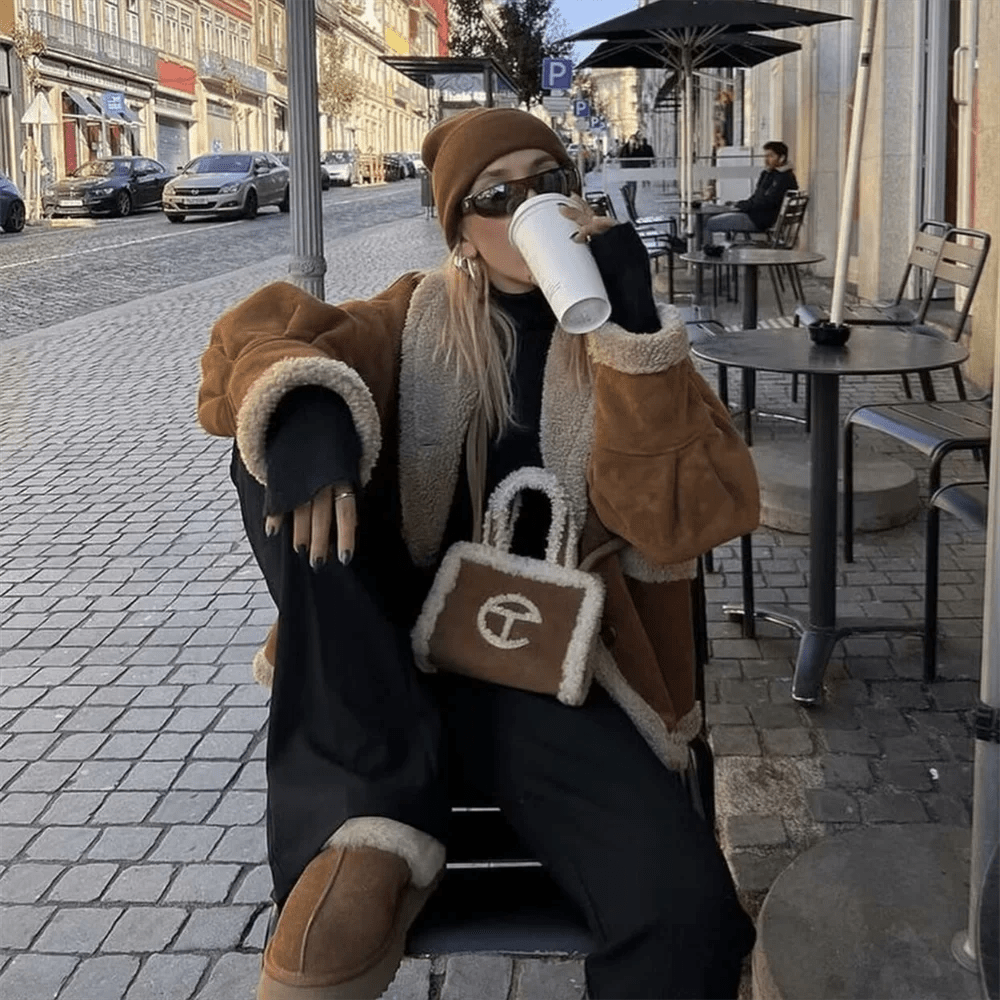 Cozy Faux Fur Jacket – Chic Warm Autumn Style - LunaKit.LTD