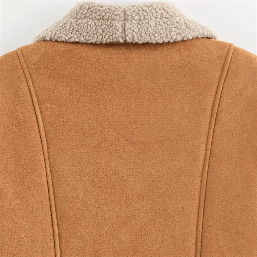 Cozy Faux Fur Jacket – Chic Warm Autumn Style - LunaKit.LTD