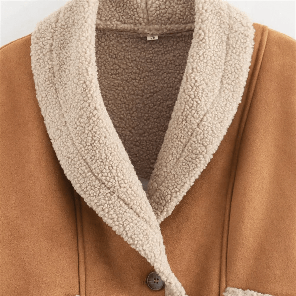 Cozy Faux Fur Jacket – Chic Warm Autumn Style - LunaKit.LTD