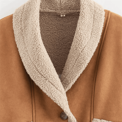 Cozy Faux Fur Jacket – Chic Warm Autumn Style - LunaKit.LTD