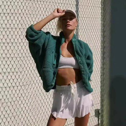 Cozy Velvet Jacket – Lightweight Warmth with European Chic - LunaKit.LTD