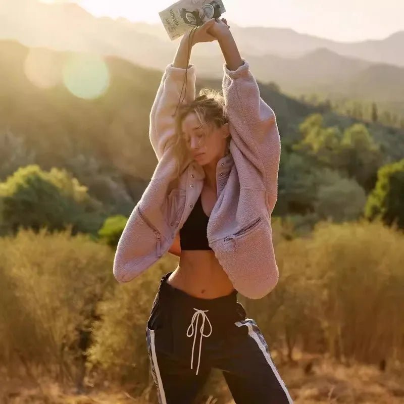 Cozy Velvet Jacket – Lightweight Warmth with European Chic - LunaKit.LTD