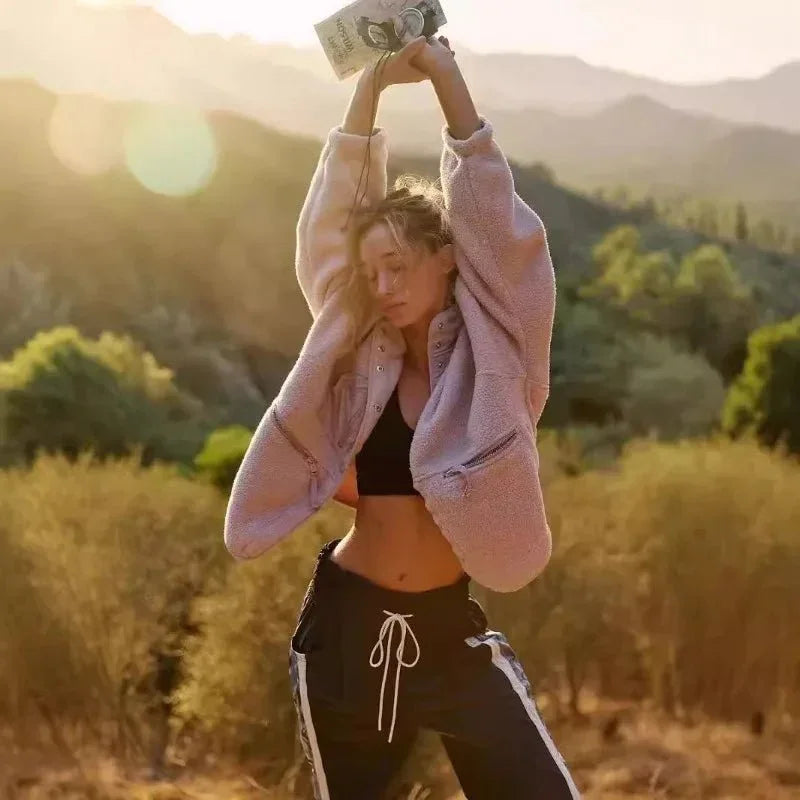 Cozy Velvet Jacket – Lightweight Warmth with European Chic - LunaKit.LTD