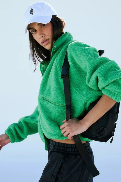 Cozy Velvet Jacket – Lightweight Warmth with European Chic - LunaKit.LTD