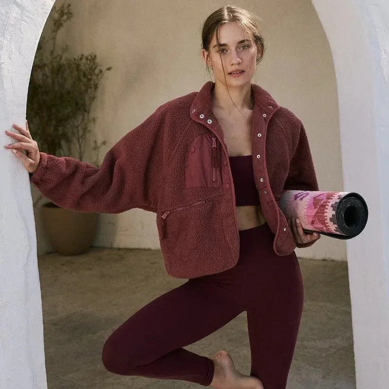 Cozy Velvet Jacket – Lightweight Warmth with European Chic - LunaKit.LTD