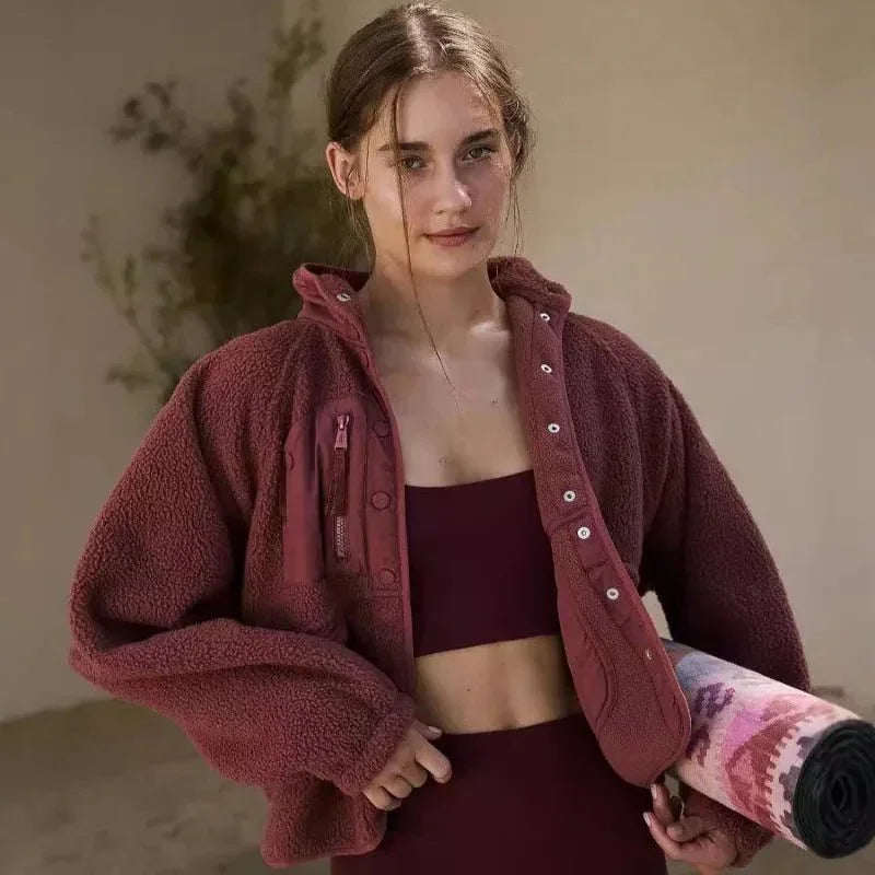 Cozy Velvet Jacket – Lightweight Warmth with European Chic - LunaKit.LTD