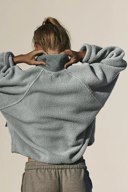 Cozy Velvet Jacket – Lightweight Warmth with European Chic - LunaKit.LTD