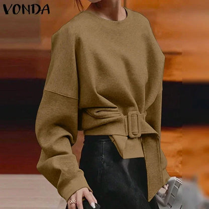 Cozy Waistband Sweatshirt – Minimal Luxe Comfort - LunaKit.LTD