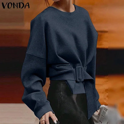 Cozy Waistband Sweatshirt – Minimal Luxe Comfort - LunaKit.LTD