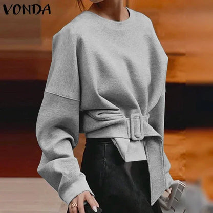 Cozy Waistband Sweatshirt – Minimal Luxe Comfort - LunaKit.LTD