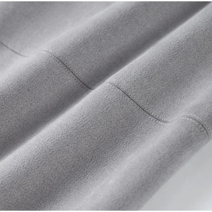 Double - Breasted Suede Trench – High Street Elegance - LunaKit.LTD