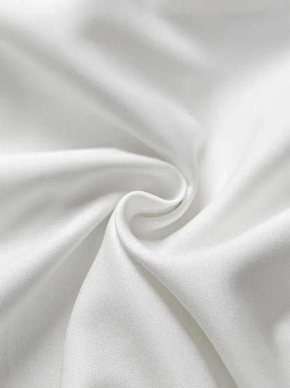 Elegant Floral Bodycon Dress – Black & White Evening Chic - LunaKit.LTD